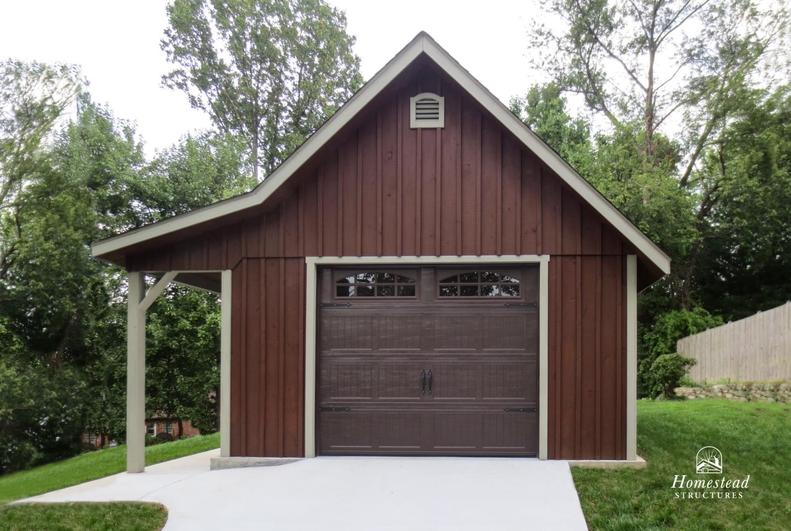 1 Car Garages Homestead Structures